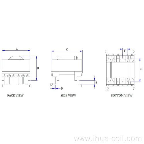 EC 28 Iron Core electronic Transformer